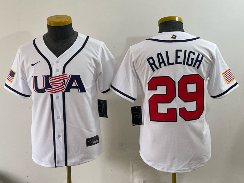 women 2026 World cup white MLB jersey 0536003